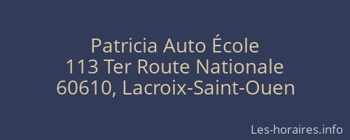 Patricia Auto École