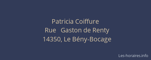 Patricia Coiffure