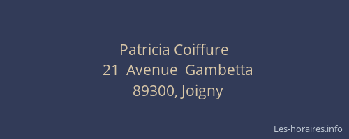 Patricia Coiffure
