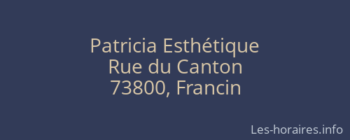 Patricia Esthétique