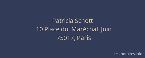 Patricia Schott