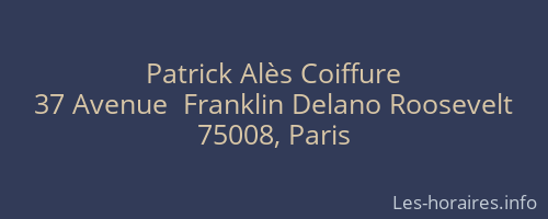 Patrick Alès Coiffure