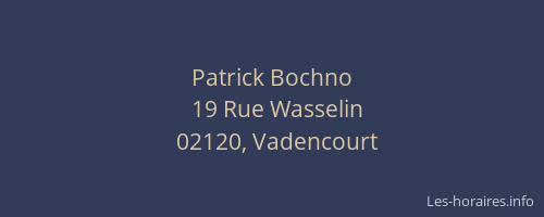 Patrick Bochno