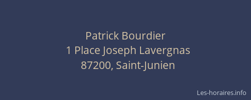Patrick Bourdier