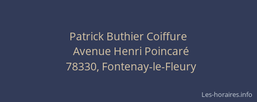 Patrick Buthier Coiffure
