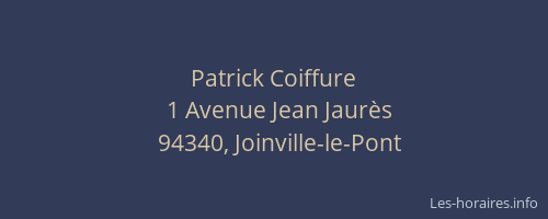 Patrick Coiffure
