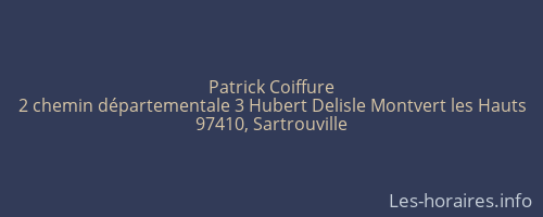 Patrick Coiffure
