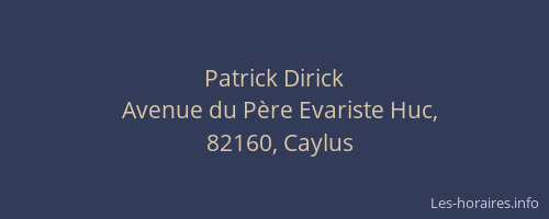 Patrick Dirick