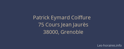 Patrick Eymard Coiffure