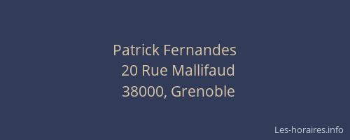 Patrick Fernandes
