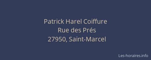 Patrick Harel Coiffure