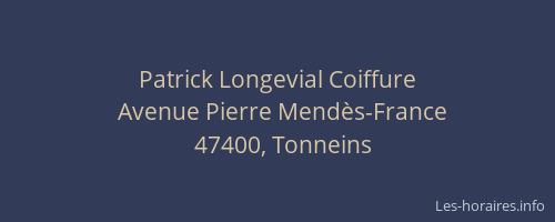 Patrick Longevial Coiffure