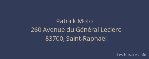 Patrick Moto