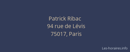 Patrick Ribac