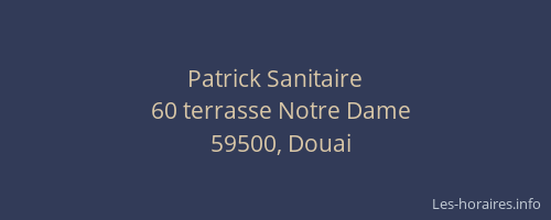 Patrick Sanitaire