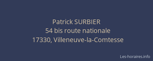 Patrick SURBIER