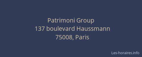 Patrimoni Group