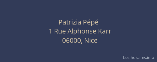 Patrizia Pépé