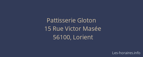 Pattisserie Gloton