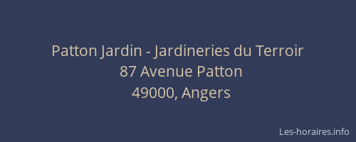 Patton Jardin - Jardineries du Terroir