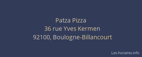 Patza Pizza
