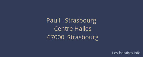 Pau l - Strasbourg
