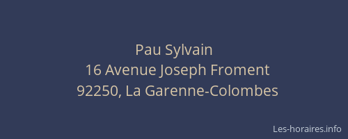 Pau Sylvain