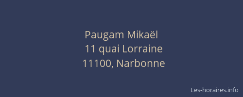 Paugam Mikaël