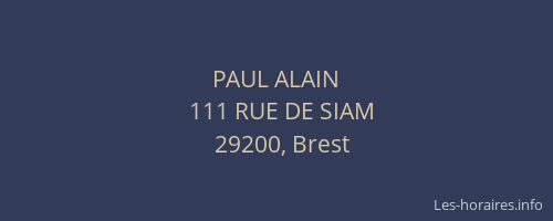 PAUL ALAIN