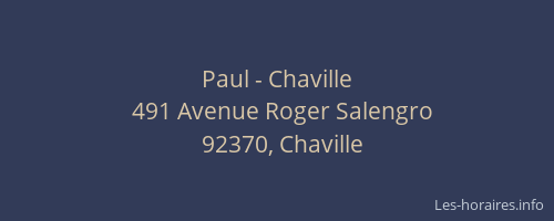 Paul - Chaville