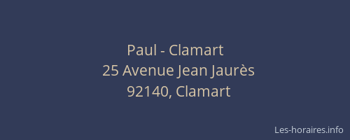 Paul - Clamart