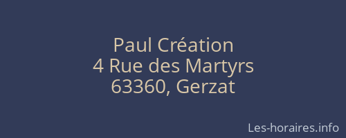 Paul Création