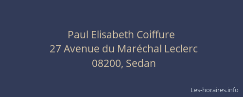 Paul Elisabeth Coiffure