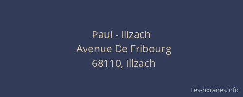 Paul - Illzach