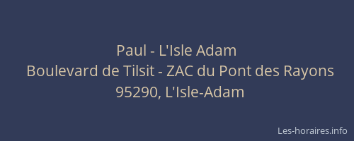 Paul - L'Isle Adam