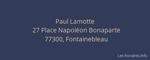 Paul Lamotte