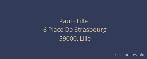 Paul - Lille