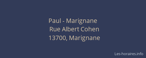 Paul - Marignane