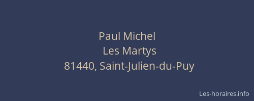 Paul Michel