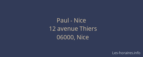 Paul - Nice