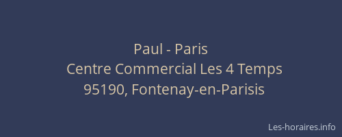 Paul - Paris