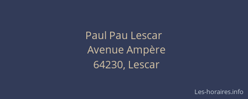 Paul Pau Lescar