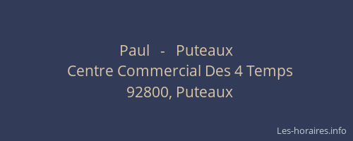 Paul   -   Puteaux