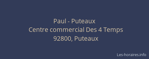 Paul - Puteaux