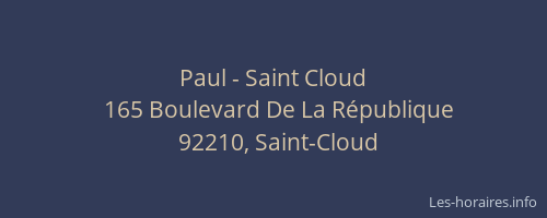 Paul - Saint Cloud
