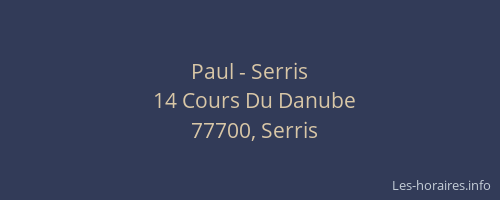 Paul - Serris