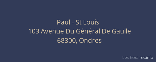 Paul - St Louis