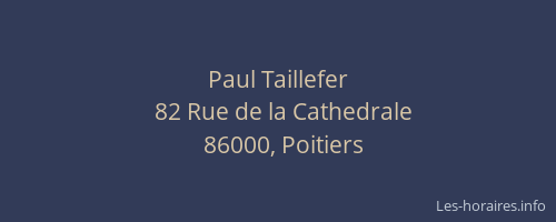 Paul Taillefer