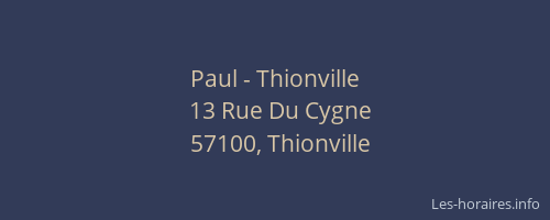 Paul - Thionville