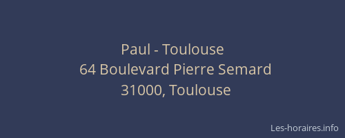 Paul - Toulouse